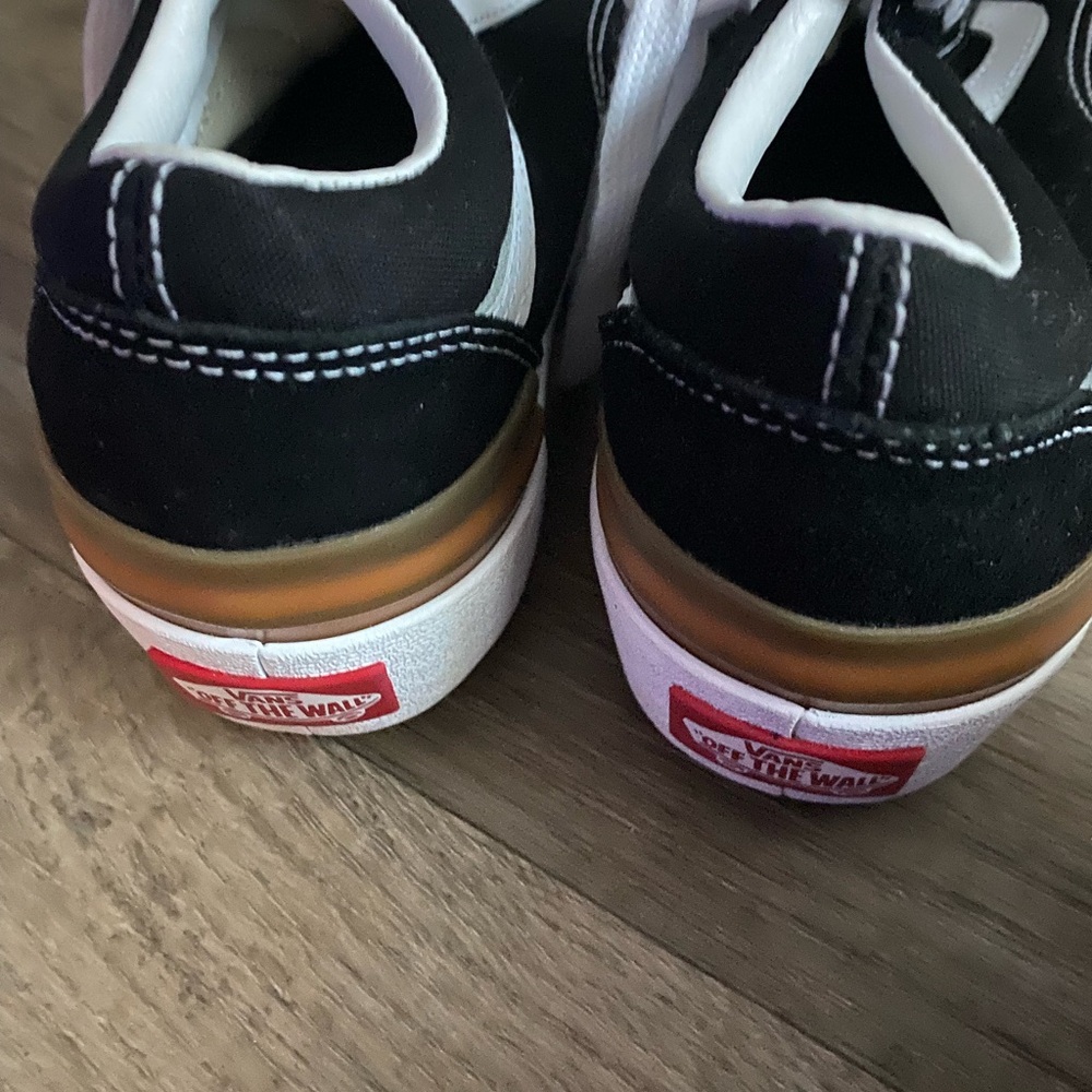 Vans Kids Black and White Sneakers